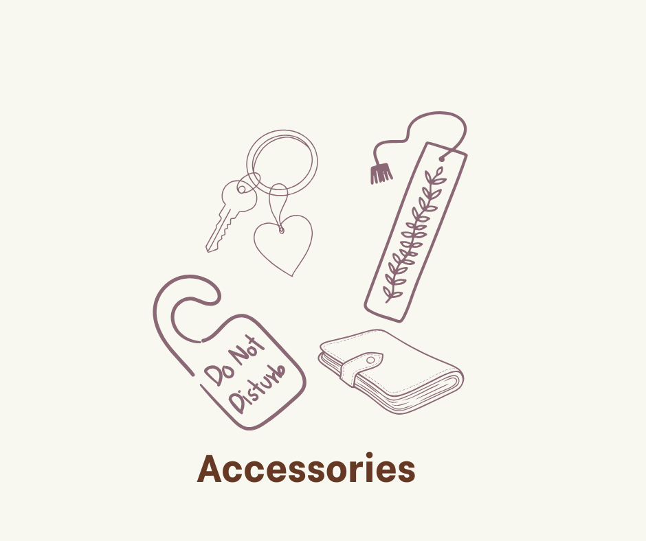 Accessories Collection | Bookmarks, Keychains & Unique Finds