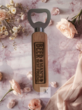 Beer, Man's Best Friend Wooden Bottle Opener | Funny Engraved Beer Opener Gift