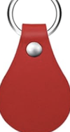 Funny Faux Leather Keychain | I'm Just Here to Establish an Alibi Engraved Keychain Gift