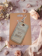Wooden "Trying My Best" Keychain Handmade - Sarcastic Funny Everyday Accessory